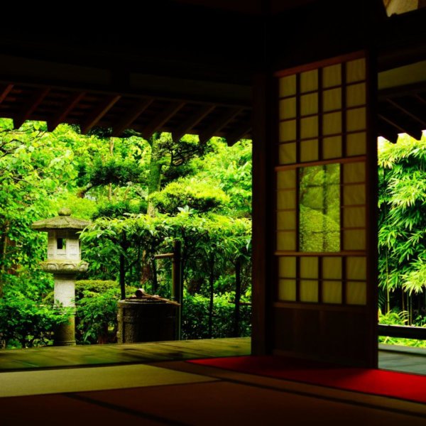 Image of traditional Japanese tea room